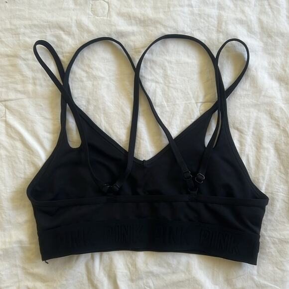 PINK VICTORIAS SECRET Women's Ultimate Strappy Back Lightly Lined Sports Bra - Picture 4 of 5